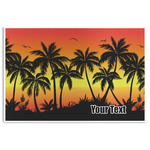 Tropical Sunset Disposable Paper Placemats (Personalized)