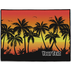 Tropical Sunset Door Mat (Personalized)