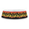 Tropical Sunset Plastic Pet Bowls - Large - FRONT