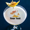 Tropical Sunset Printed Drink Topper - Large - In Context