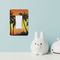 Tropical Sunset Rocker Light Switch Covers - Single - IN CONTEXT