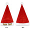 Tropical Sunset Santa Hats - Front and Back (Single Print) APPROVAL