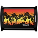 Tropical Sunset Wooden Tray (Personalized)