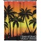 Tropical Sunset Shower Curtain 70x90