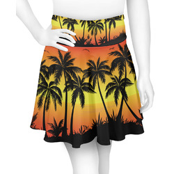 Tropical Sunset Skater Skirt - X Small