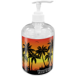 Tropical Sunset Acrylic Soap & Lotion Bottle (Personalized)