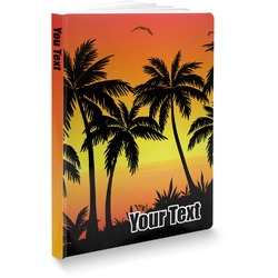 Tropical Sunset Softbound Notebook - 5.75" x 8" (Personalized)