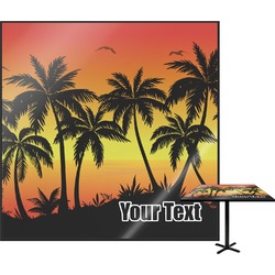 Tropical Sunset Square Table Top (Personalized)