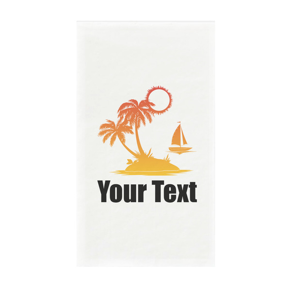 Custom Tropical Sunset Guest Paper Towels - Full Color - Standard (Personalized)