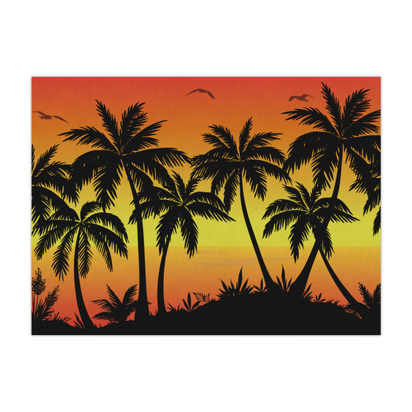 Custom Tropical Sunset Large Tissue Papers Sheets - Heavyweight