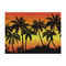 Tropical Sunset Tissue Paper - Heavyweight - Large - Front