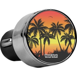 Tropical Sunset USB Car Charger (Personalized)