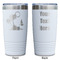 Tropical Sunset White Polar Camel Tumbler - 20oz - Double Sided - Approval