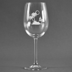 Tropical Sunset Wine Glass (Single)