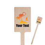 Tropical Sunset Rectangle Wooden Stir Sticks (Personalized)