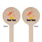 Tropical Sunset Wooden 6" Stir Stick - Round - Double Sided - Front & Back