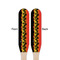 Tropical Sunset Wooden Food Pick - Paddle - Double Sided - Front & Back