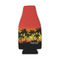 Tropical Sunset Zipper Bottle Cooler - Set of 4 - FRONT