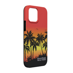 Tropical Sunset iPhone Case - Rubber Lined - iPhone 13 Pro (Personalized)