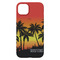 Tropical Sunset iPhone 14 Plus Case - Back