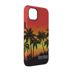 Tropical Sunset iPhone Case - Rubber Lined - iPhone 14 (Personalized)
