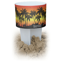 Tropical Sunset Beach Spiker Drink Holder (Personalized)