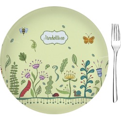 Nature Inspired Glass Appetizer / Dessert Plate 8" (Personalized)