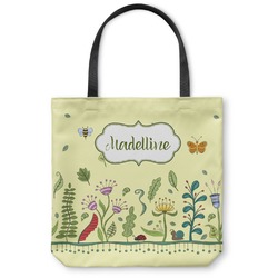 Nature Inspired Canvas Tote Bag - Small - 13"x13" (Personalized)