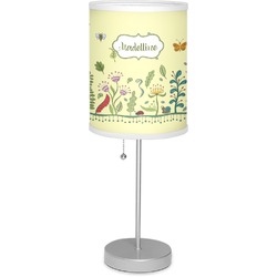 Nature Inspired 7" Drum Lamp with Shade Linen (Personalized)