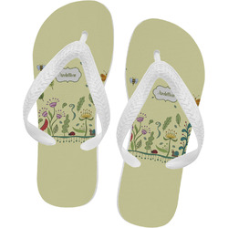 Nature Inspired Flip Flops - Medium (Personalized)