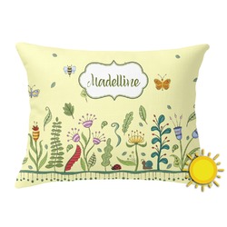Nature Inspired Outdoor Throw Pillow (Rectangular) (Personalized)