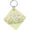 Nature & Flowers Personalized Diamond Key Chain