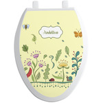 Nature Inspired Toilet Seat Decal - Elongated (Personalized)