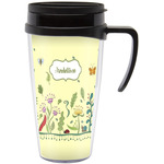 Nature Inspired Acrylic Travel Mug with Handle (Personalized)