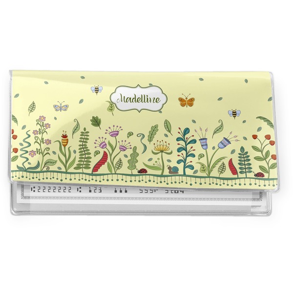 Custom Nature Inspired Vinyl Checkbook Cover (Personalized)