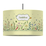 Nature Inspired 12" Drum Pendant Lamp - Fabric (Personalized)