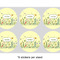 Nature Inspired 3" Multipurpose Round Labels - Sheet