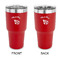 Nature Inspired 30 oz Stainless Steel Ringneck Tumblers - Red - Double Sided - APPROVAL