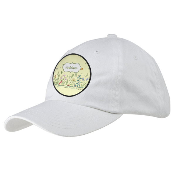 Custom Nature Inspired Baseball Cap - White (Personalized)