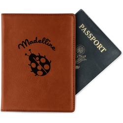 Nature Inspired Passport Holder - Faux Leather - Double Sided (Personalized)