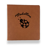 Nature Inspired Leather Binder - 1" - Rawhide (Personalized)