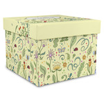 Nature Inspired Gift Box with Lid - Canvas Wrapped - XX-Large (Personalized)