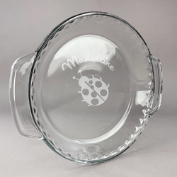 Nature Inspired Glass Pie Dish - 9.5in Round (Personalized)