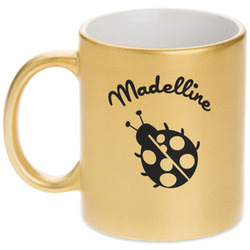 Nature Inspired Metallic Gold Mug (Personalized)