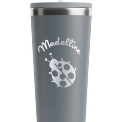 Nature Inspired RTIC Everyday Tumbler with Straw - 28oz - Grey - Single-Sided (Personalized)