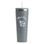 Nature Inspired RTIC Everyday Tumbler with Straw - 28oz - Grey - Double-Sided (Personalized)