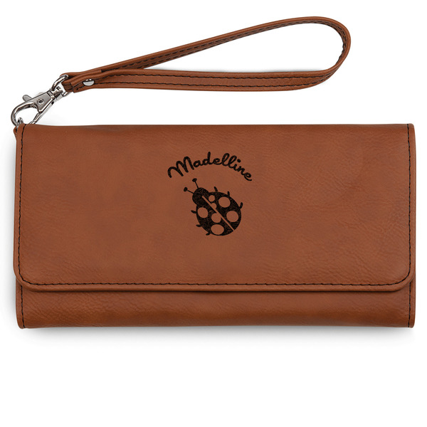 Custom Nature Inspired Ladies Leatherette Wallet - Laser Engraved - Rawhide (Personalized)