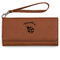 Nature Inspired Ladies Wallet - Leather - Rawhide - Front View