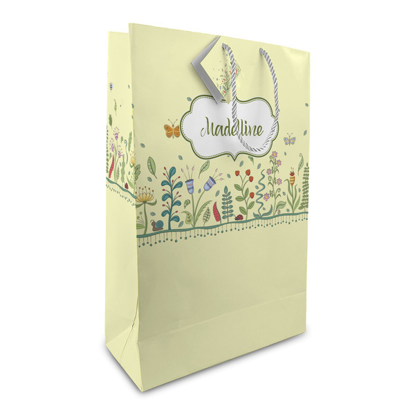 Custom Nature Inspired Large Gift Bag (Personalized)