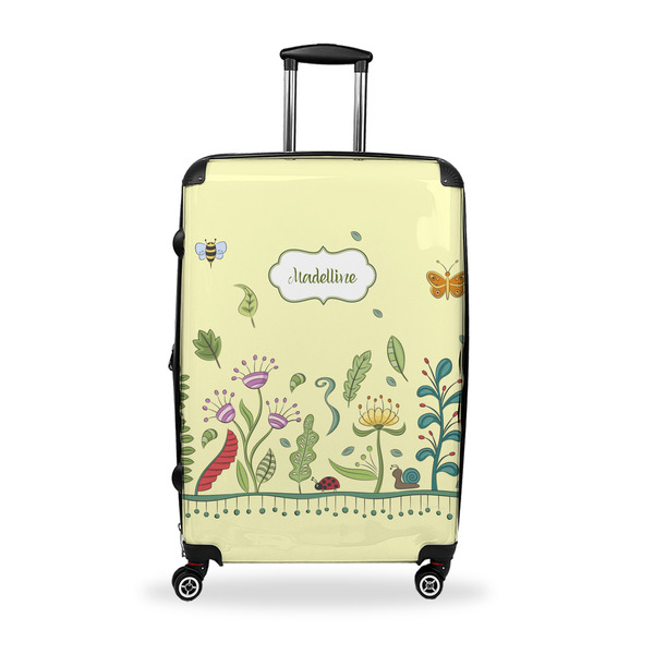 Custom Nature Inspired Suitcase - 28" Large - Checked w/ Name or Text